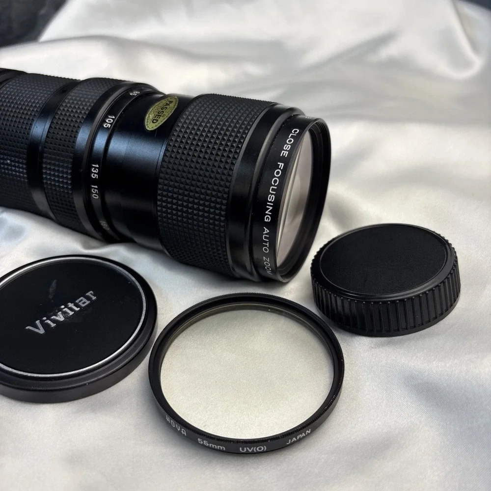 Vintage Vivitar Macro‎ Focusing Zoom Camera Lens 75-205mm 1:3.8 58mm Japan